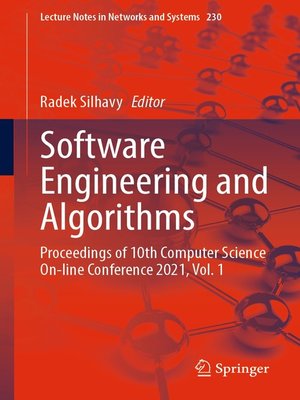 cover image of Software Engineering and Algorithms